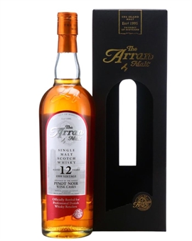 Arran 12 Year Old 1999 Vintage Pinot Noir Wine Cask Single Island Malt Scotch Whisky 70 cl 46%